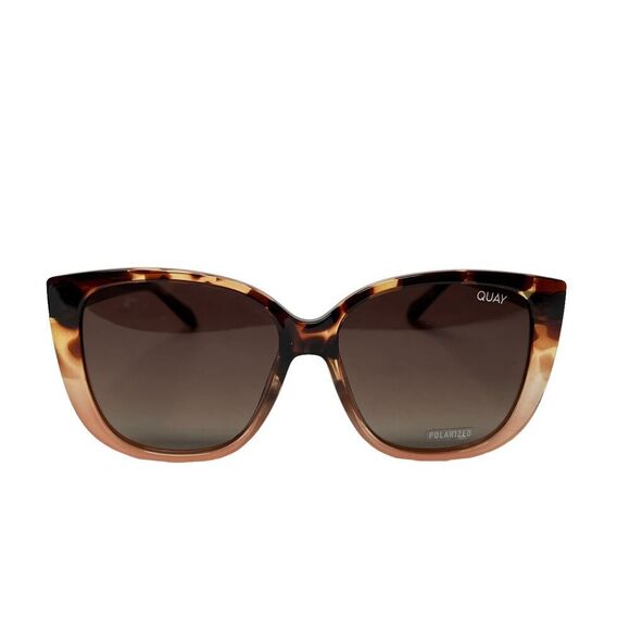 New Quay Australia Ever After Sunglasses Tortoise Fade Brown Polarized - Picture 1 of 8